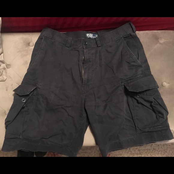 Polo Ralph Lauren Other - Blue Polo Ralph Lauren Chino Cargo Shorts 36